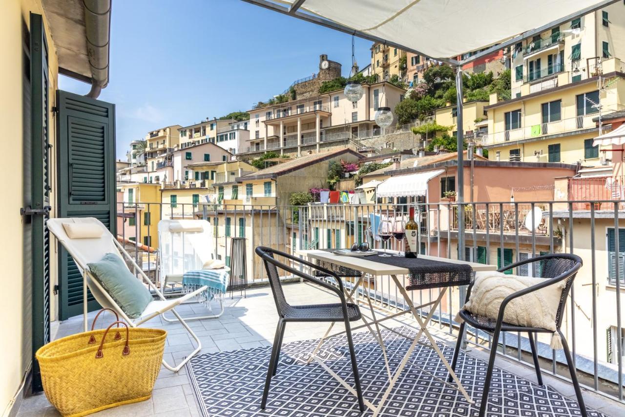 Wanderjohn Penthouse 5Terreparco Apartment Riomaggiore Ngoại thất bức ảnh