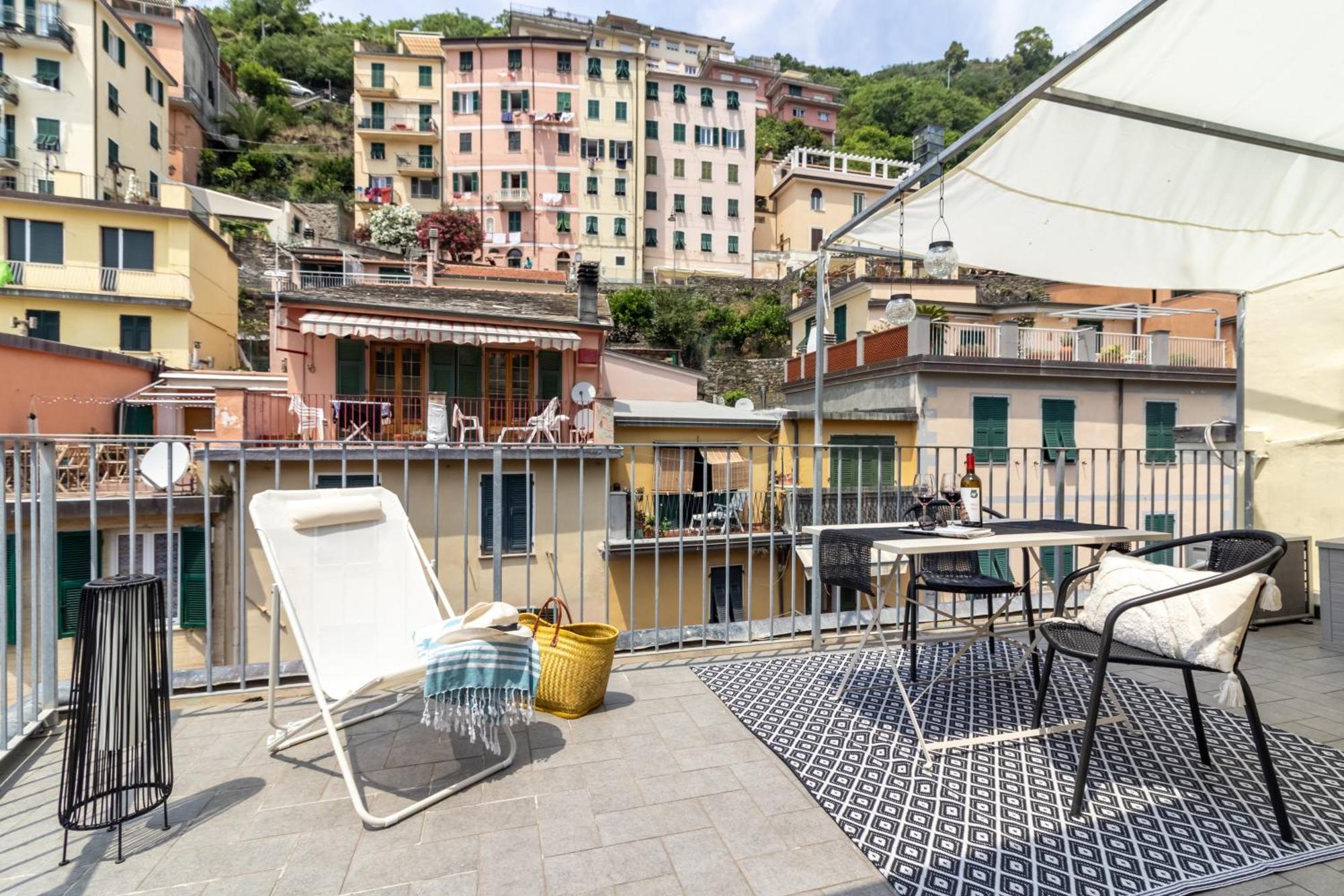 Wanderjohn Penthouse 5Terreparco Apartment Riomaggiore Ngoại thất bức ảnh
